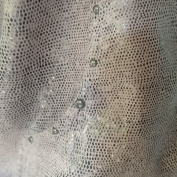 Calispia ® Vintage Boho Faux snakeskin bomber jacket! - Picture 5 of 10